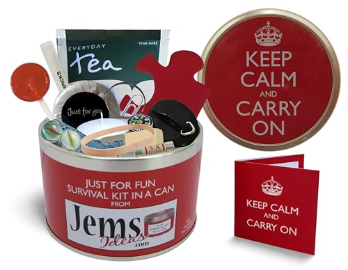 Keep Calm & Carry On Survival Kit In A Can