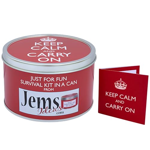 Keep Calm & Carry On Survival Kit In A Can